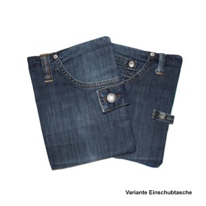 LK Hülle Jeans, Auswahl Stofffarbe: Jeans, blau - Tasche Einschub