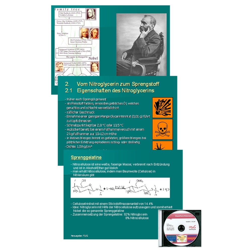Alfred Bernhard Nobel - Vom Dynamit zum Nobelpreis - PowerPoint-Präsentation