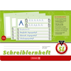Schreiblernheft SL, Format A4, quer