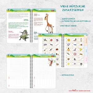 Schulaufgabenplaner mit Frieda & Otto 2024/2025 - Ausgabe Österreich